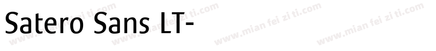 Satero Sans LT字体转换